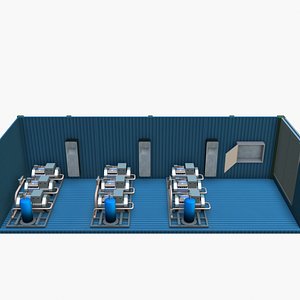 Substation with pumps and fans