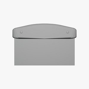 Pastry Dough Scraper - Geometry Only No Textures No Materials