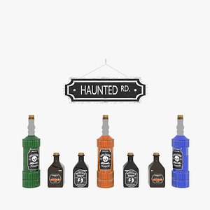 Halloween Bar    2in1 3D model