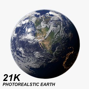 3D Earth 21K model