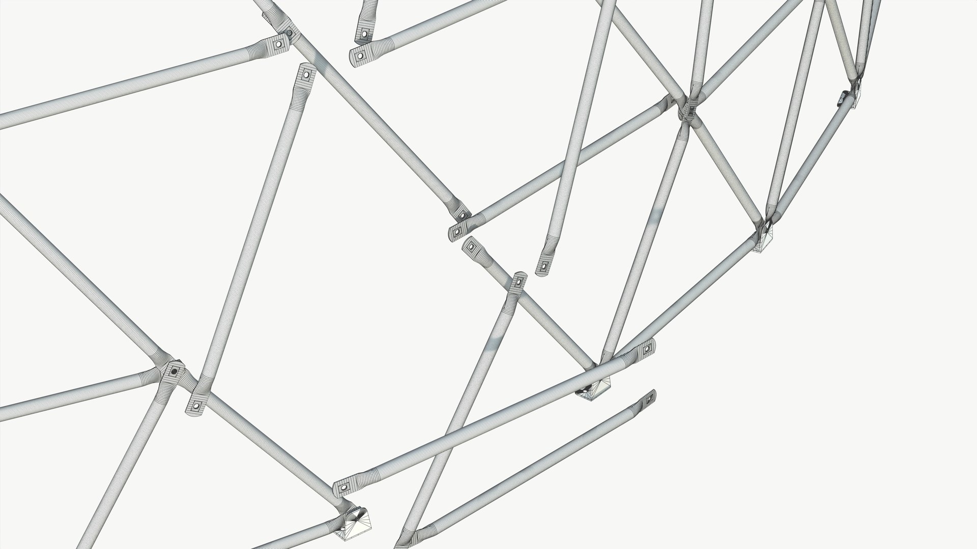 Geodesic Dome Structure 3D model https://p.turbosquid.com/ts-thumb/nH/TOyZ8g/Ny/geodesicdome3d_18/jpg/1712918178/1920x1080/fit_q87/2782d5a70d74b5deb0569233e880b90346e82fde/geodesicdome3d_18.jpg