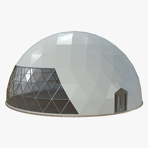 Geodesic Dome Structure 3D model