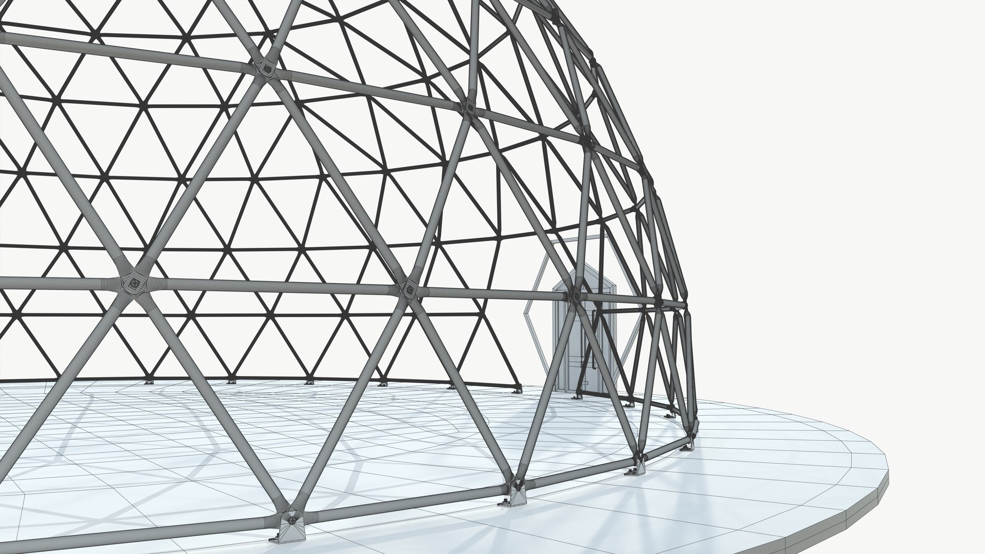 Geodesic Dome Structure 3D model https://p.turbosquid.com/ts-thumb/nH/TOyZ8g/jv/geodesicdomev6_21/jpg/1712918116/1920x1080/fit_q87/6265f681ab0e569bf1c30d6249debff1ee2f1590/geodesicdomev6_21.jpg