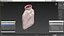Hot Water Bladder Bag Striped Pink Fur