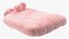 Hot Water Bladder Bag Striped Pink Fur