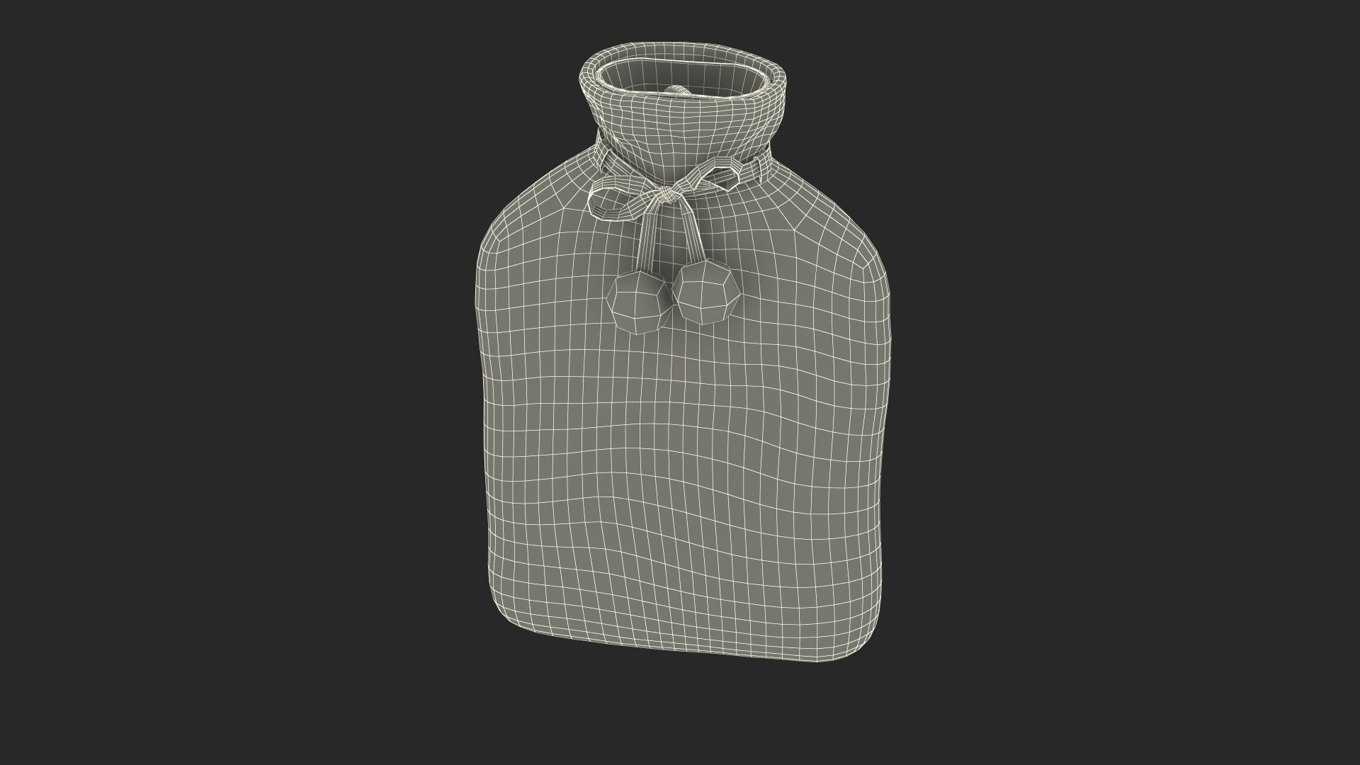 Hot Water Bladder Bag Striped Pink Fur 3D model TurboSquid 2168074