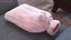 Hot Water Bladder Bag Striped Pink Fur