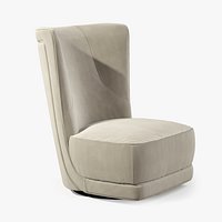 ETIENNE BERGÈRE REVOLVING ARMCHAIR