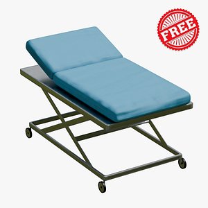 3D model Adjustable Medical Examination Table