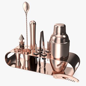 Bartender Kit 12 Piece Copper