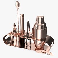 Bartender Kit 12 Piece Copper