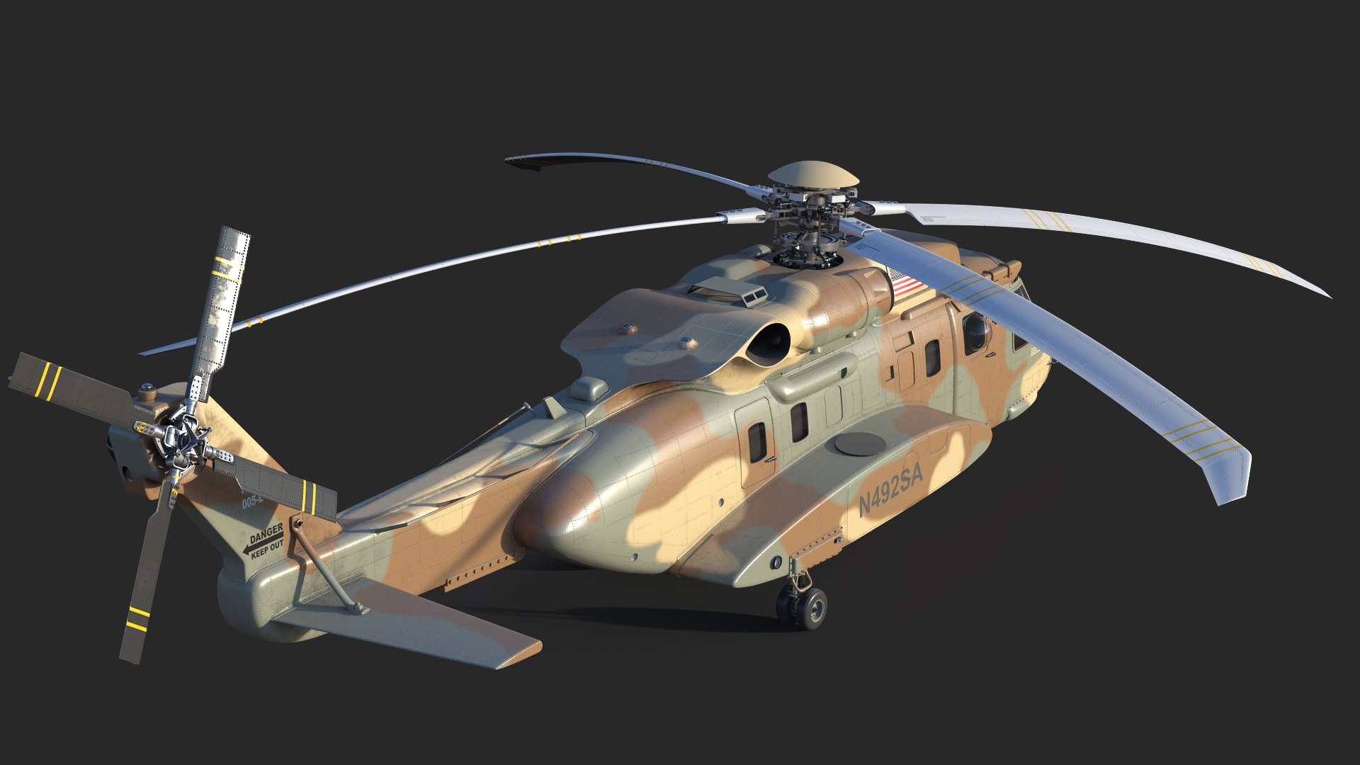 Sikorsky h-92 superhawk 3D model - TurboSquid 1495682