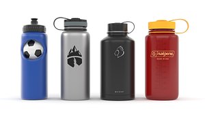 Water Bottle Collection 3D model