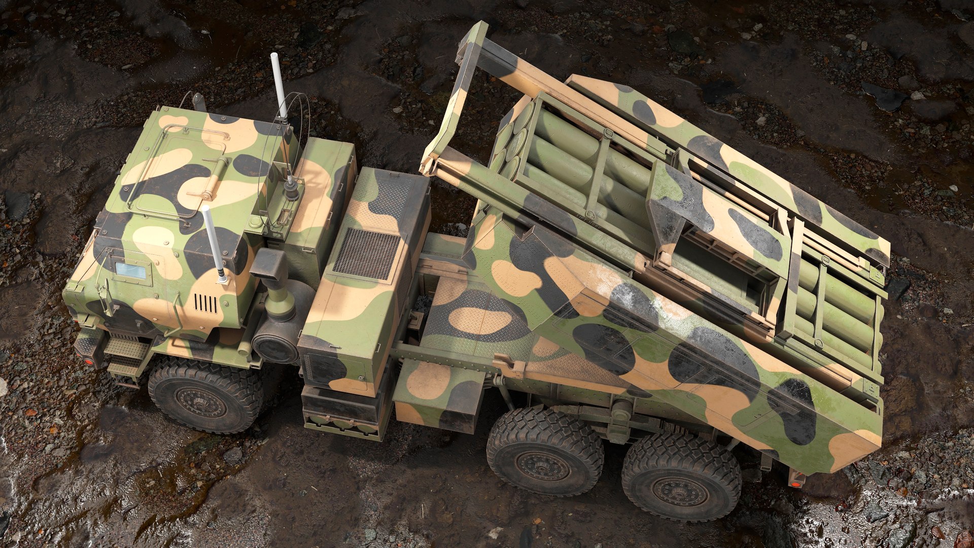 3D M142 HIMARS Rocket Launcher PBR model https://p.turbosquid.com/ts-thumb/nH/rvTR1a/DZ/9ps/jpg/1763563857/1920x1080/fit_q87/0d0392306fec9bafe63afbb722767d02f47ec071/9ps.jpg