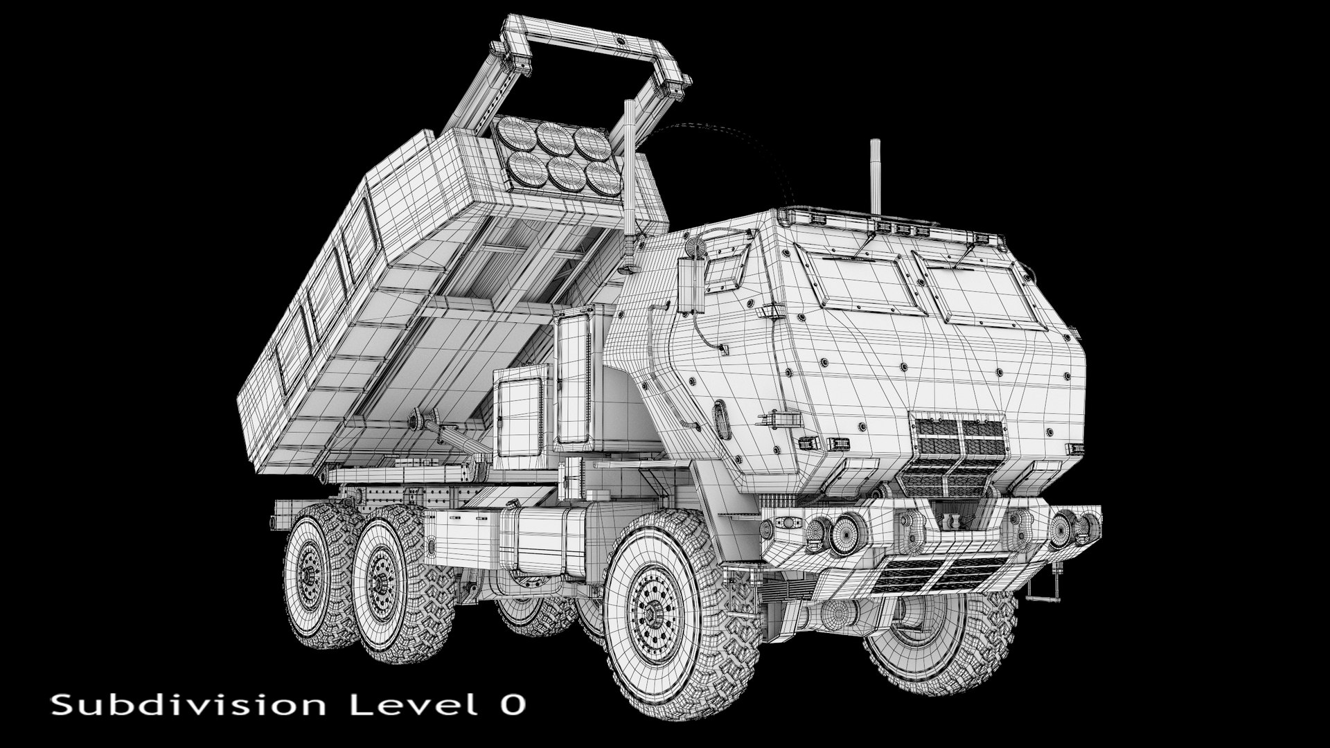 3D M142 HIMARS Rocket Launcher PBR model https://p.turbosquid.com/ts-thumb/nH/rvTR1a/wf/21/jpg/1763563866/1920x1080/fit_q87/8c88cd00340a663129a68b2a516995a17b42ddb6/21.jpg