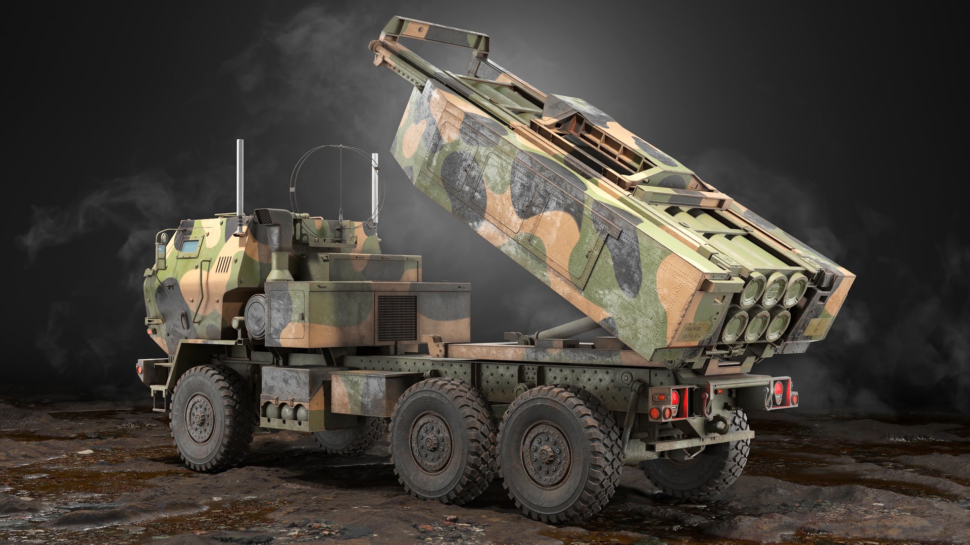3D M142 HIMARS Rocket Launcher PBR model https://p.turbosquid.com/ts-thumb/nH/rvTR1a/yC/3ps/jpg/1763563854/1920x1080/fit_q87/9eb88dadb913cccf8ed7bd2b290c9d26a633ee90/3ps.jpg