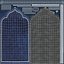 Oriental Prayer Mat Blue 3D