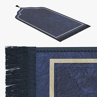 Oriental Prayer Mat Blue