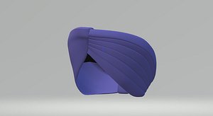 3D sikh turban