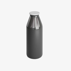Milk Bottle 02 3D model