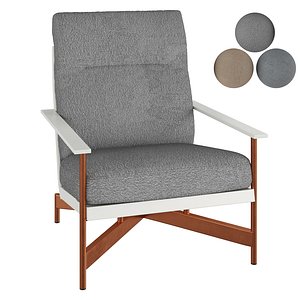 Garden chair Onde 3D model