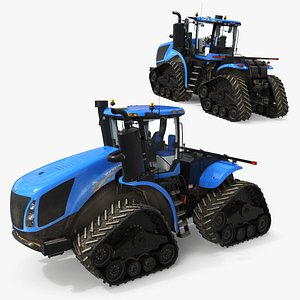 Dirty New Holland T9 SmartTrax Crawler Rigged