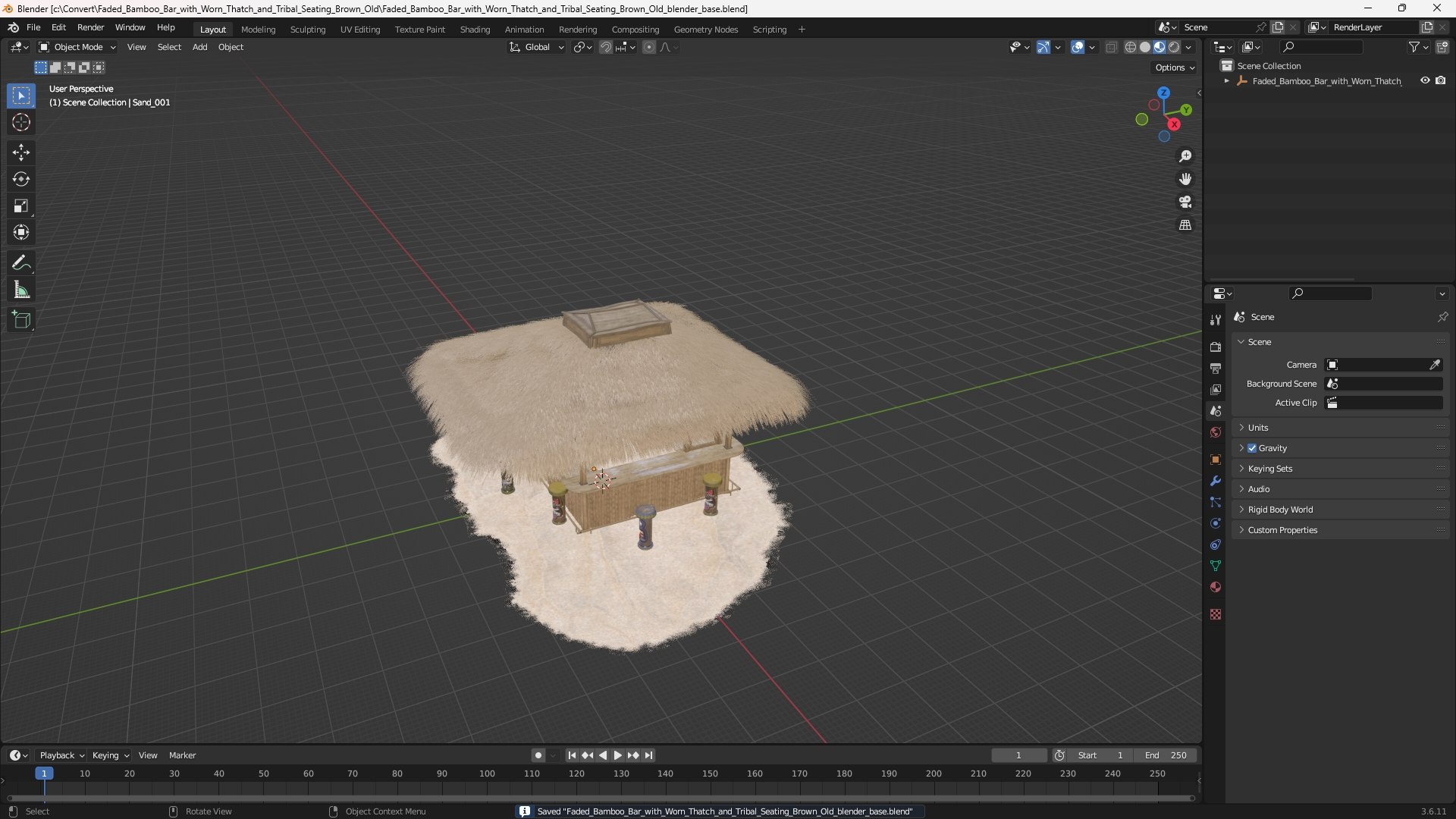Faded Bamboo Bar with Worn Thatch and Tribal Seating Brown Old 3D model https://p.turbosquid.com/ts-thumb/nI/085rJi/Eu/faded_bamboo_bar_with_worn_thatch_and_tribal_seating_brown_old_1001/jpg/1757043443/1920x1080/fit_q87/9a1867343c2471b90a813c4ddb9f986d4b3092af/faded_bamboo_bar_with_worn_thatch_and_tribal_seating_brown_old_1001.jpg