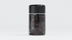 3D Pills jar