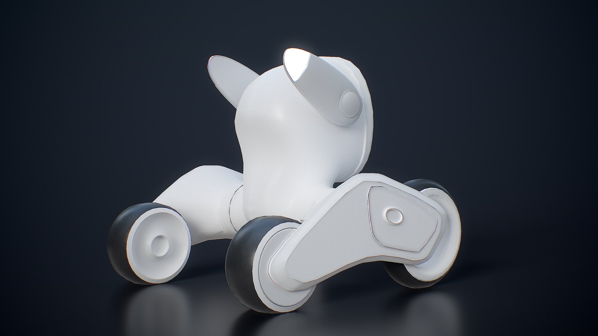 3D Keyi Tech Loona Cute Petbot Robot PBR - TurboSquid 2030178
