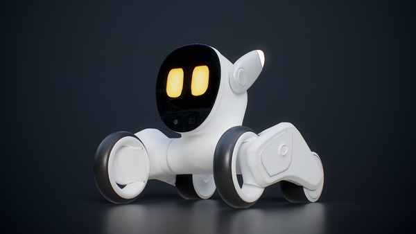 Keyi Tech Loona かわいいペットボット ロボット PBR3Dモデル