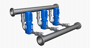 3D electric pumping water