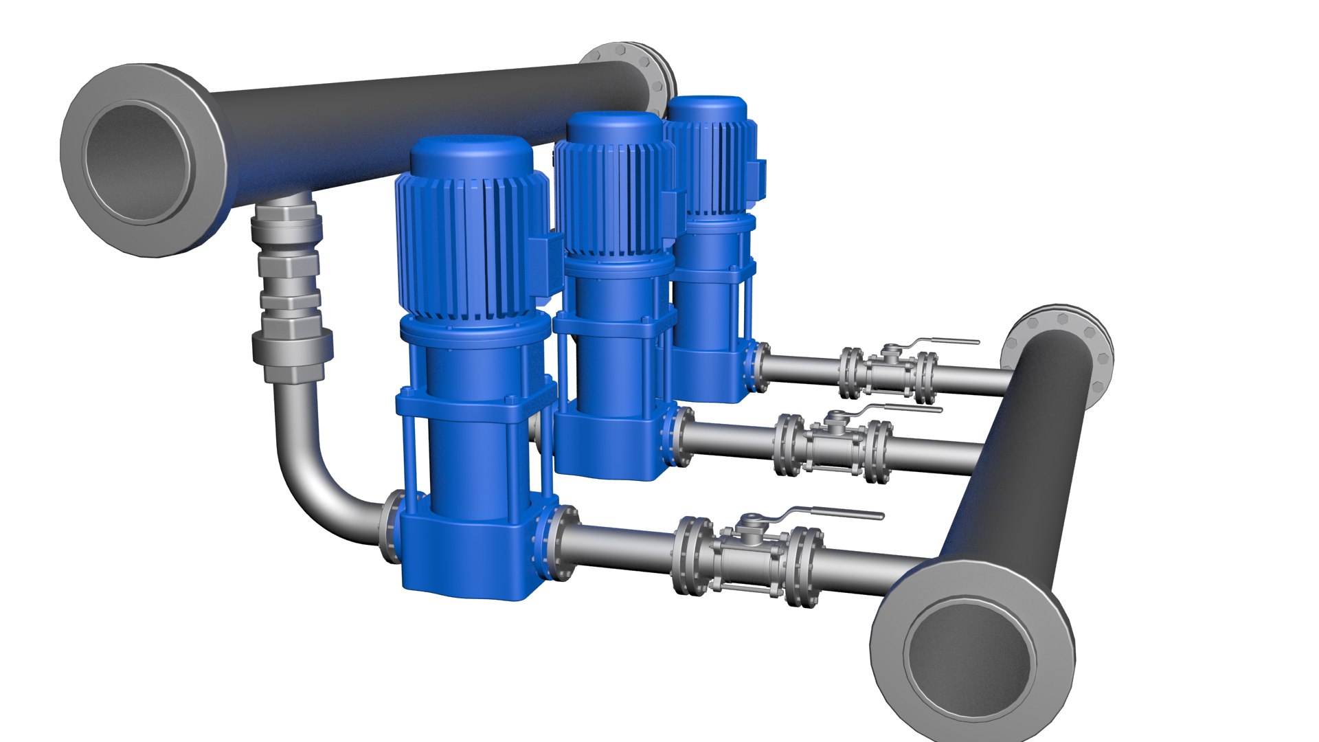 3D Electric Pumping Water - TurboSquid 1332669