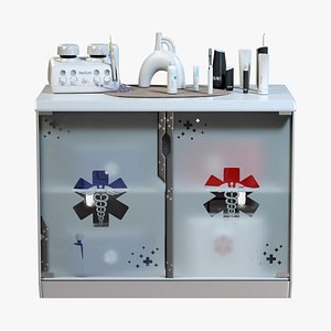 3D Random Door Medical Cabinet