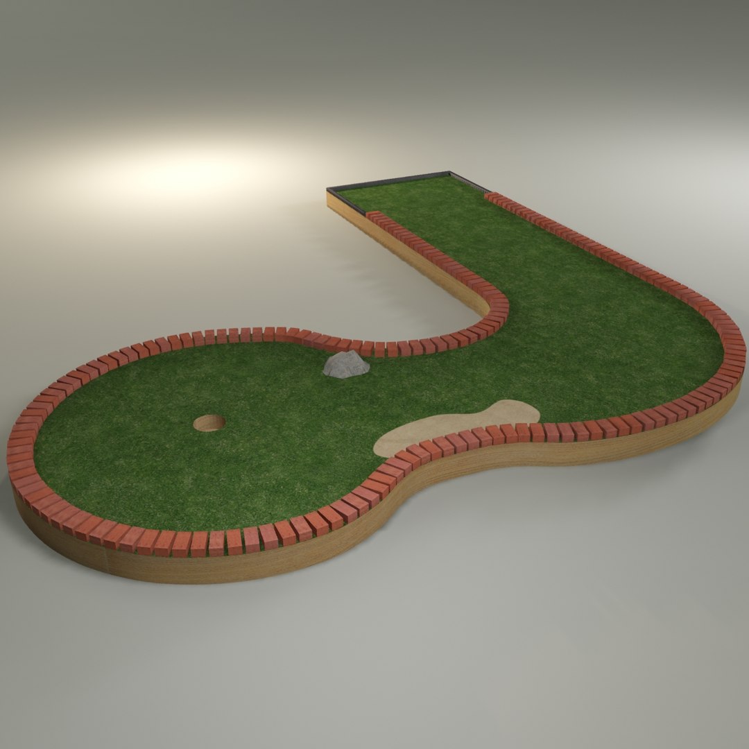 Mini Golf Course 3d Model