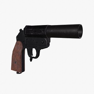 3D model LP-34 Flare gun