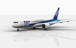 boeing 787 dreamliner ana 3D model