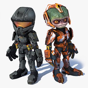 scifi troopers 3d max