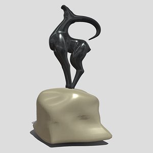 figurine deer 3D model