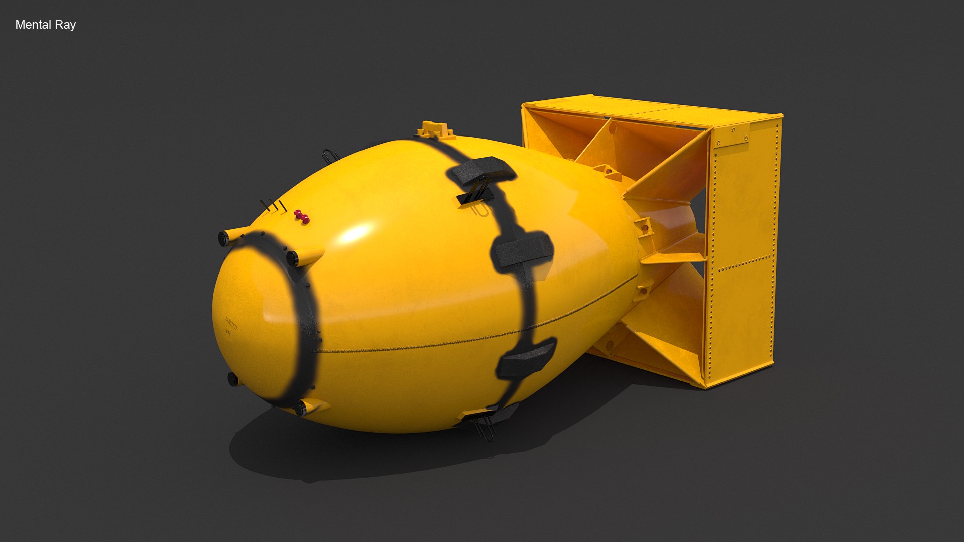 3D Fat Man and Little Boy Atomic Bombs model - TurboSquid 1925051