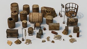 Old ship props collection
