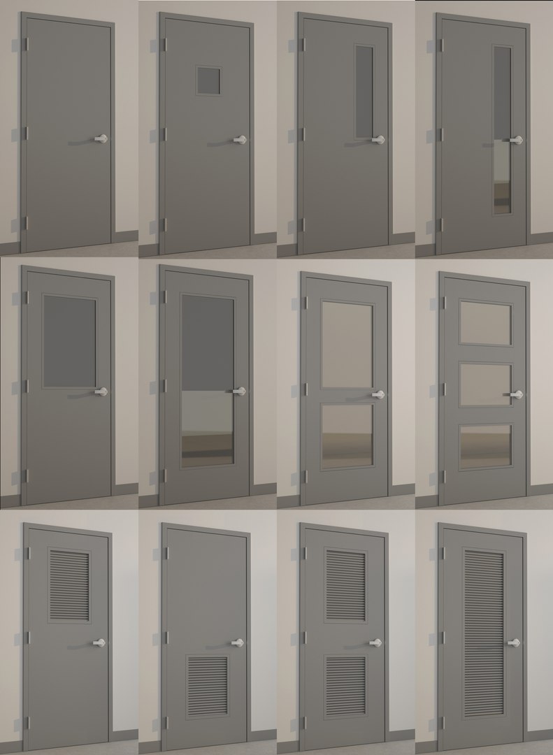 3d doors hollow metal doors- model https://p.turbosquid.com/ts-thumb/nI/P14ikL/45vruZDi/doorscombined001/jpg/1461210066/1920x1080/fit_q87/4e0fe089ade5fcb736399517eb2457f8f616f546/doorscombined001.jpg