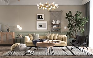 Living Room 3D model