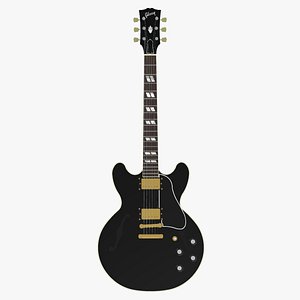 c4d guitar gibson es