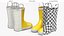 Kids Rain Boots with Handles Yellow