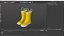 Kids Rain Boots with Handles Yellow