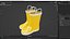 Kids Rain Boots with Handles Yellow