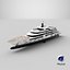 Tanzanite Superyacht 3D