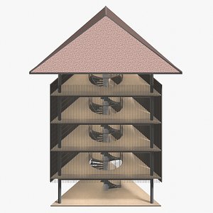 Tropical pavilion 26A45 3D model