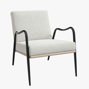 3D Armora Lounge Chair Holly Hunt grey