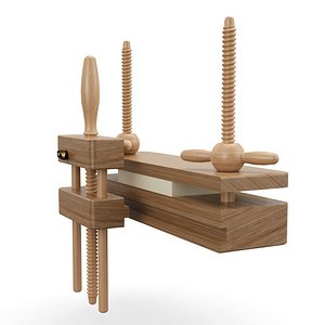 Bookbinding press and planer
